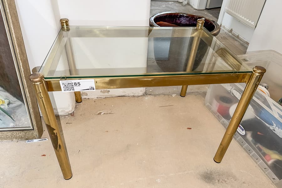 Glas Beistelltisch